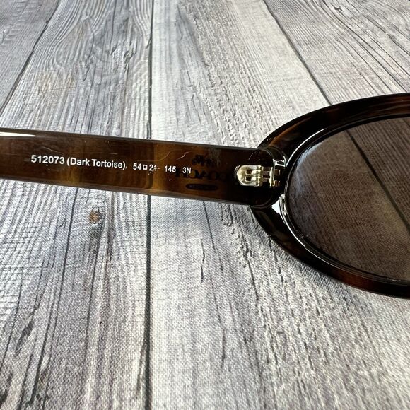 Coach HC 8446U sunglasses 54□21 145 Oval Brown Turquoise Gradient Lenses